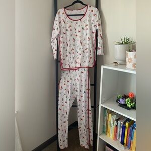 Women’s Medium LAKE 100% Pima Cotton Pajama Set